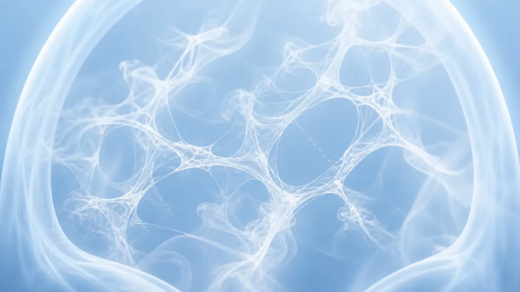 hardened trapped mucus creating an environment where bacteria and pathogens accumulate in the lungs